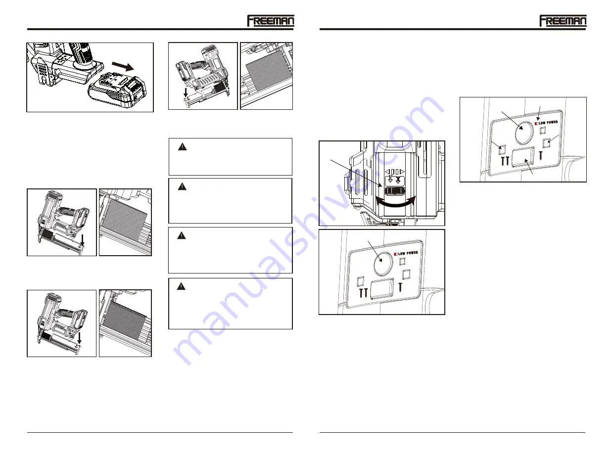 Freeman PE20V31618G Manual Download Page 12