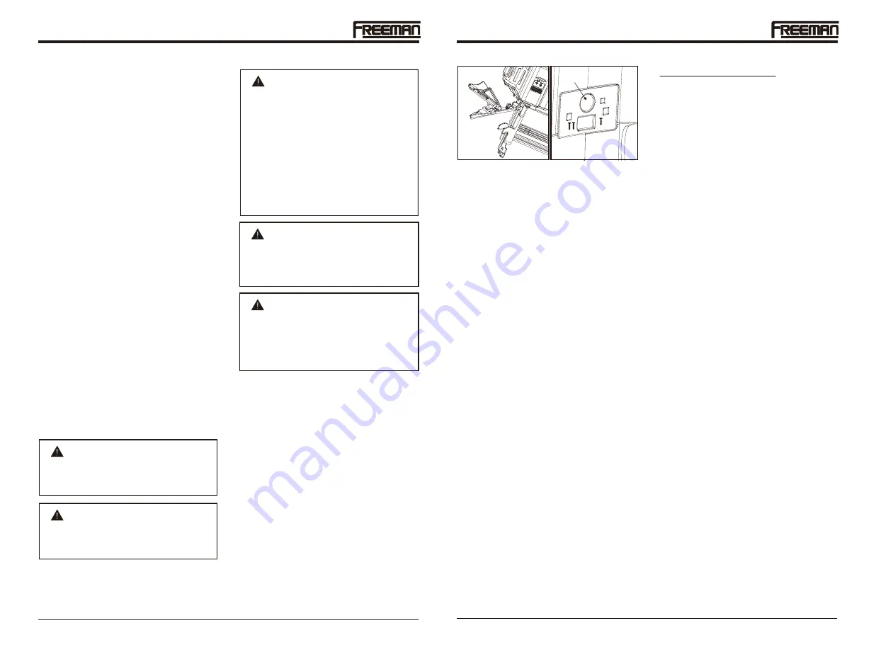 Freeman PE20V31618G Manual Download Page 13