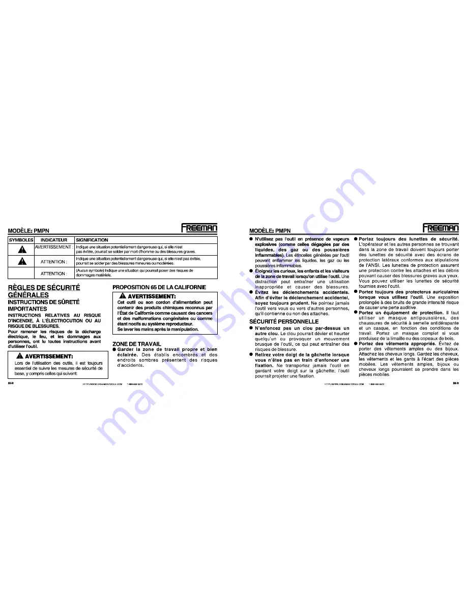 Freeman PMPN Manual Download Page 22