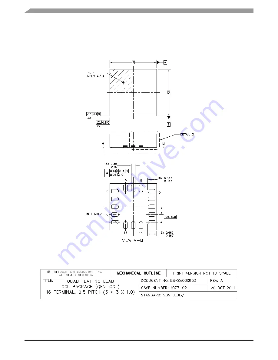 Freescale Semiconductor Energy Efficient Solutions Xtrinsic MMA8452Q Data Sheet: Technical Data Download Page 46