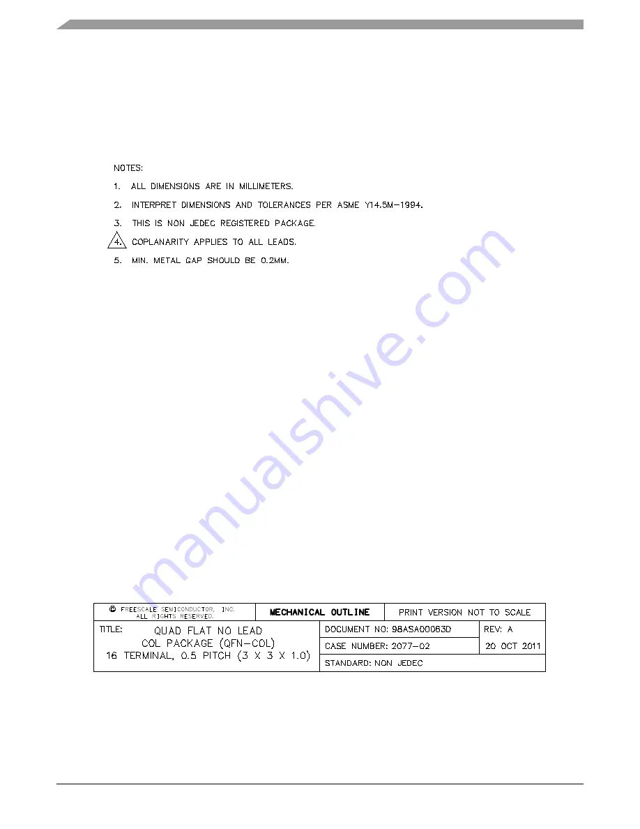 Freescale Semiconductor Energy Efficient Solutions Xtrinsic MMA8452Q Скачать руководство пользователя страница 48