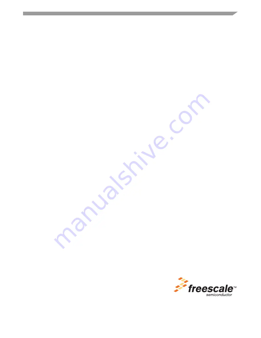 Freescale Semiconductor FlexRay MFR4310 Reference Manual Download Page 3