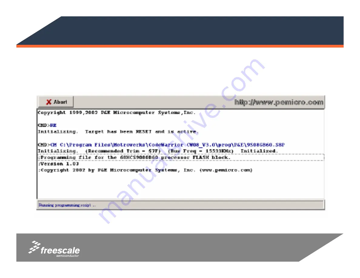 Freescale Semiconductor MCS08QG8 Скачать руководство пользователя страница 43