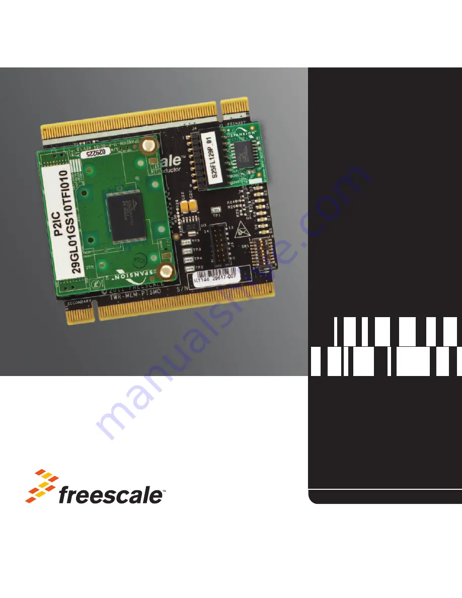 Freescale Semiconductor TWR-MEM-PISMO Скачать руководство пользователя страница 1