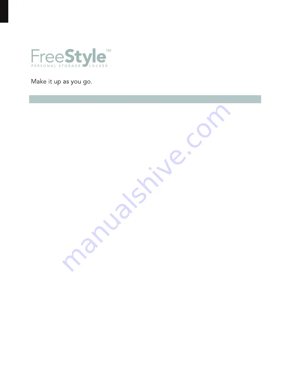 Freestyle SC-1003 Owner'S Manual Download Page 2