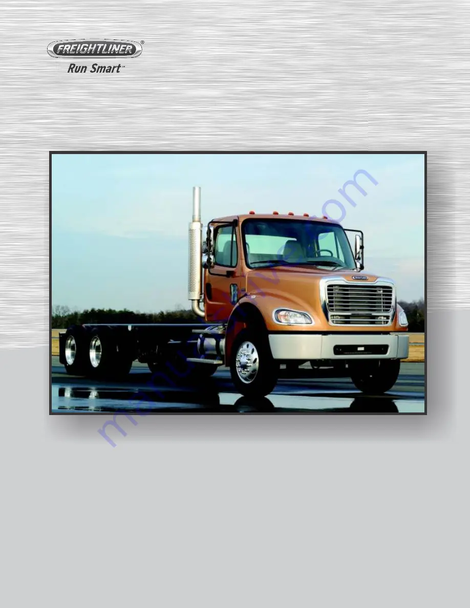 freightliner BUSINESS CLASS M2 Driver Manual Download Page 1