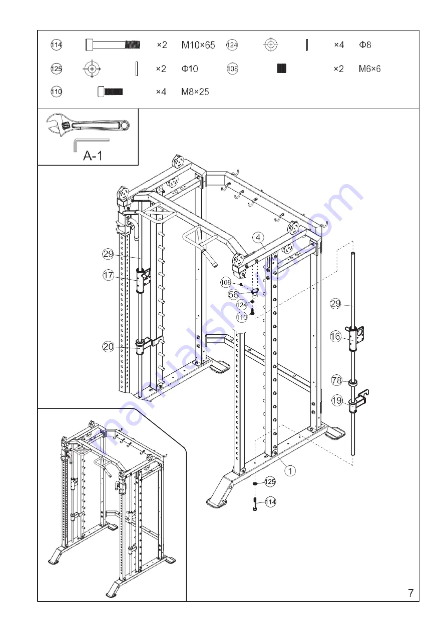 FRENCH FITNESS FF-FSR50 Owner'S Manual Download Page 16