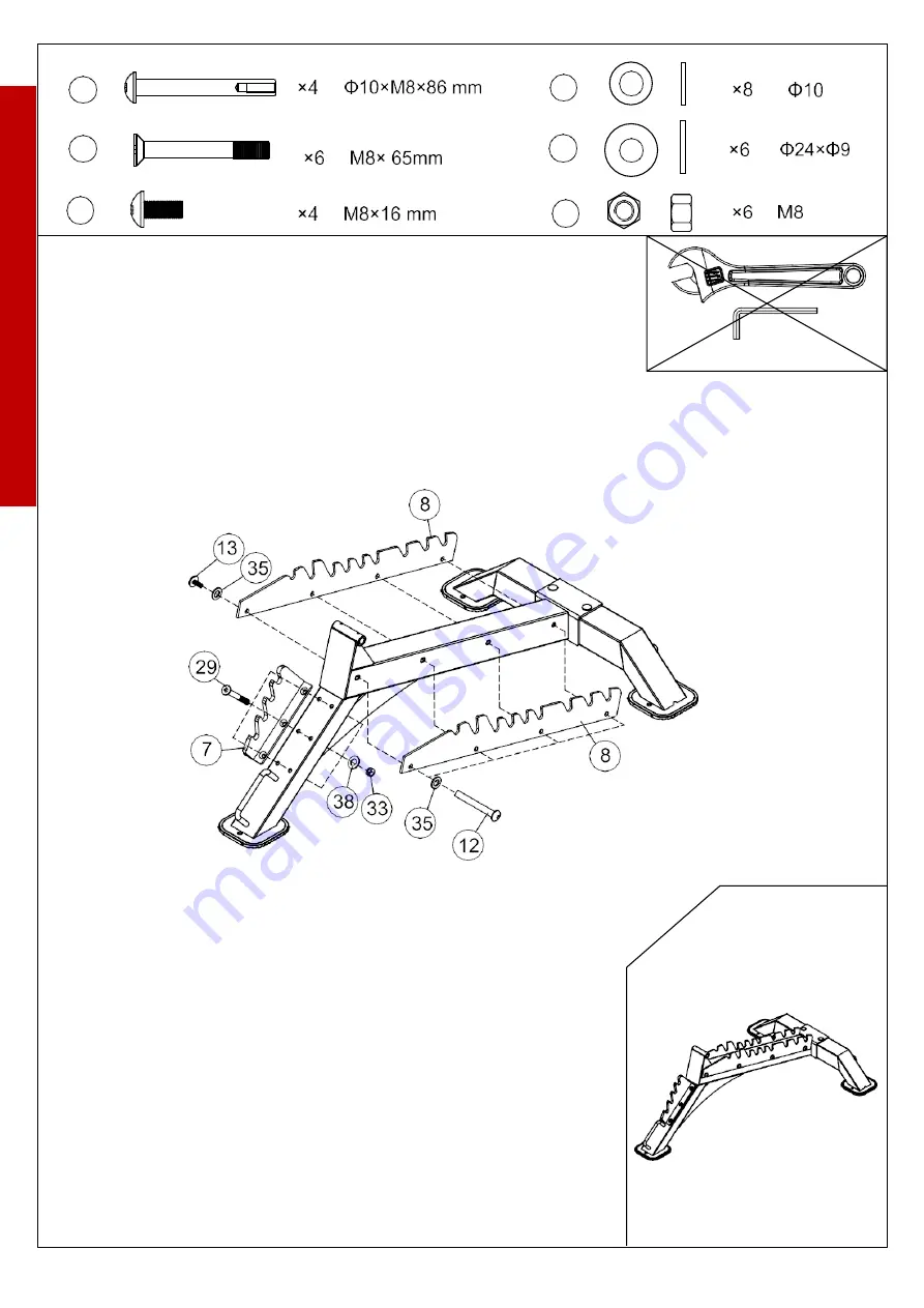 FRENCH FITNESS FF-FSR50 Owner'S Manual Download Page 64