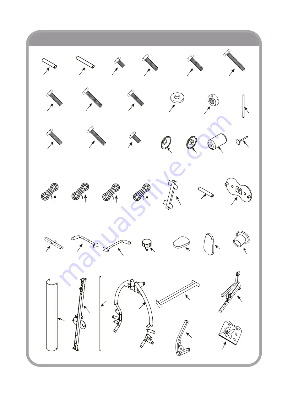 FRENCH FITNESS FF-X9LP Assembly Manual Download Page 4