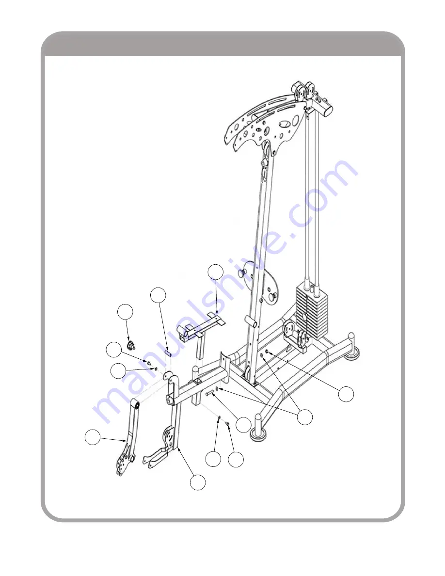 FRENCH FITNESS FF-X9LP Assembly Manual Download Page 15