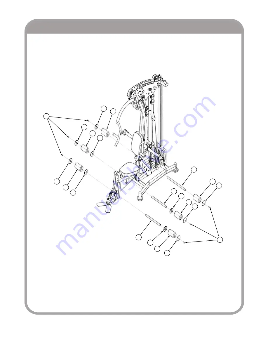 FRENCH FITNESS FF-X9LP Assembly Manual Download Page 43