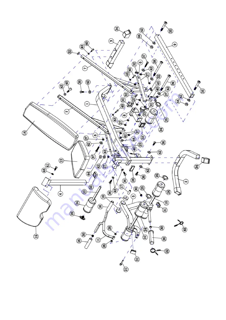 FRENCH FITNESS MSC10 Owner'S Manual Download Page 30