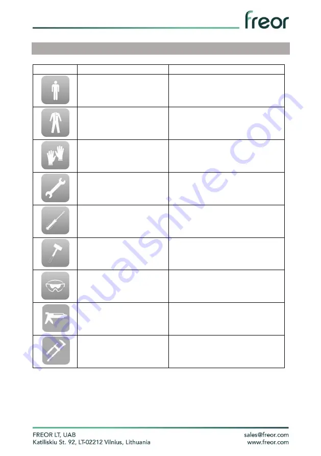 freor PLUTON SPACE Operation Manual Download Page 37