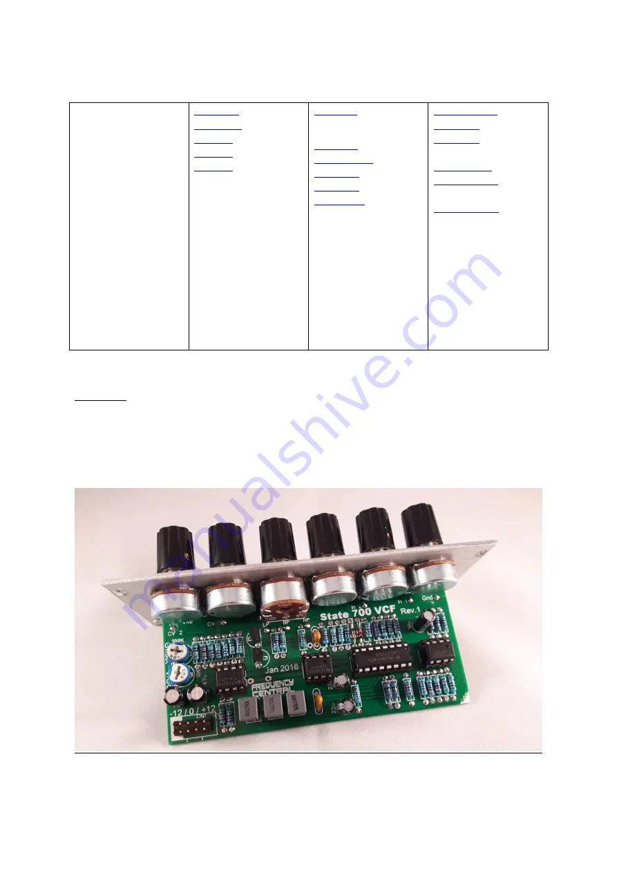 Frequency Central State 700 Скачать руководство пользователя страница 2