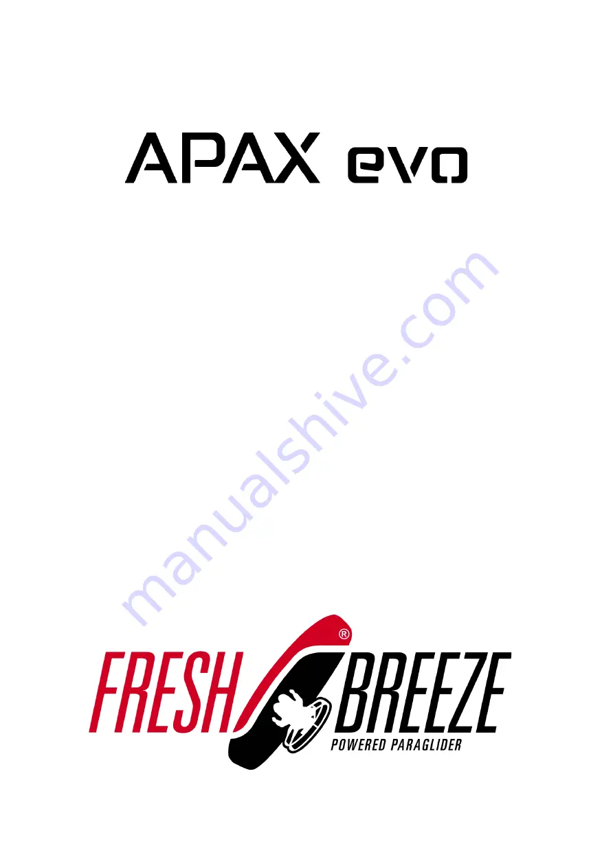 Fresh Breeze APAX evo Скачать руководство пользователя страница 1