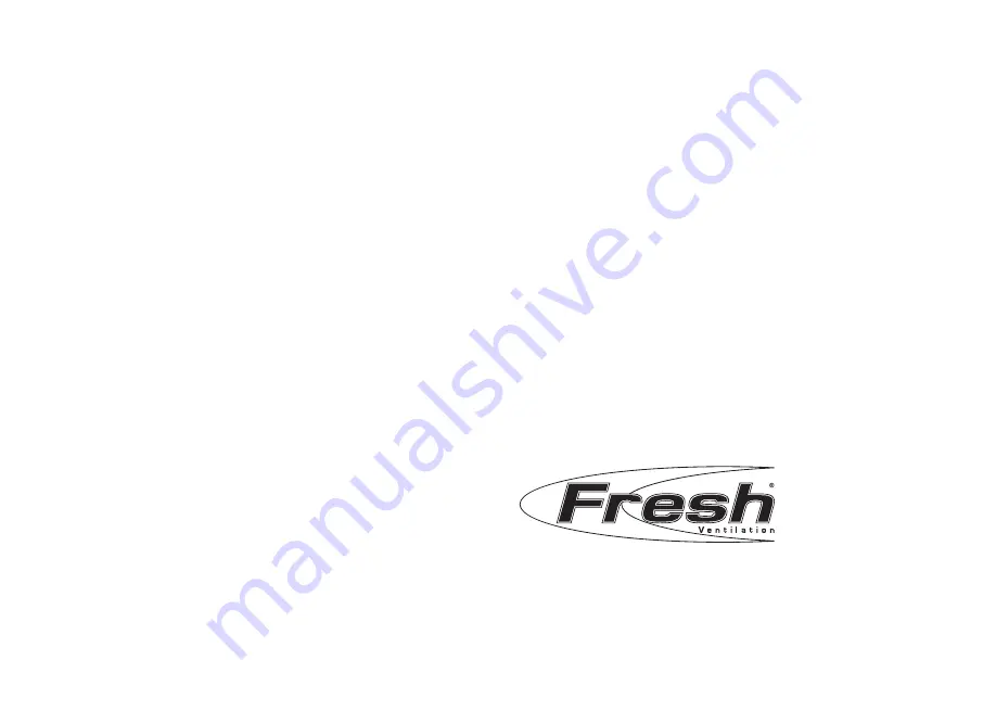 Fresh Ventilation 720016 User Manual Download Page 72