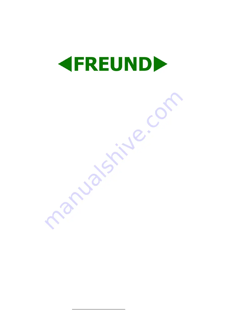 Freund FE-ACC-INT2D Installation Manual Download Page 1