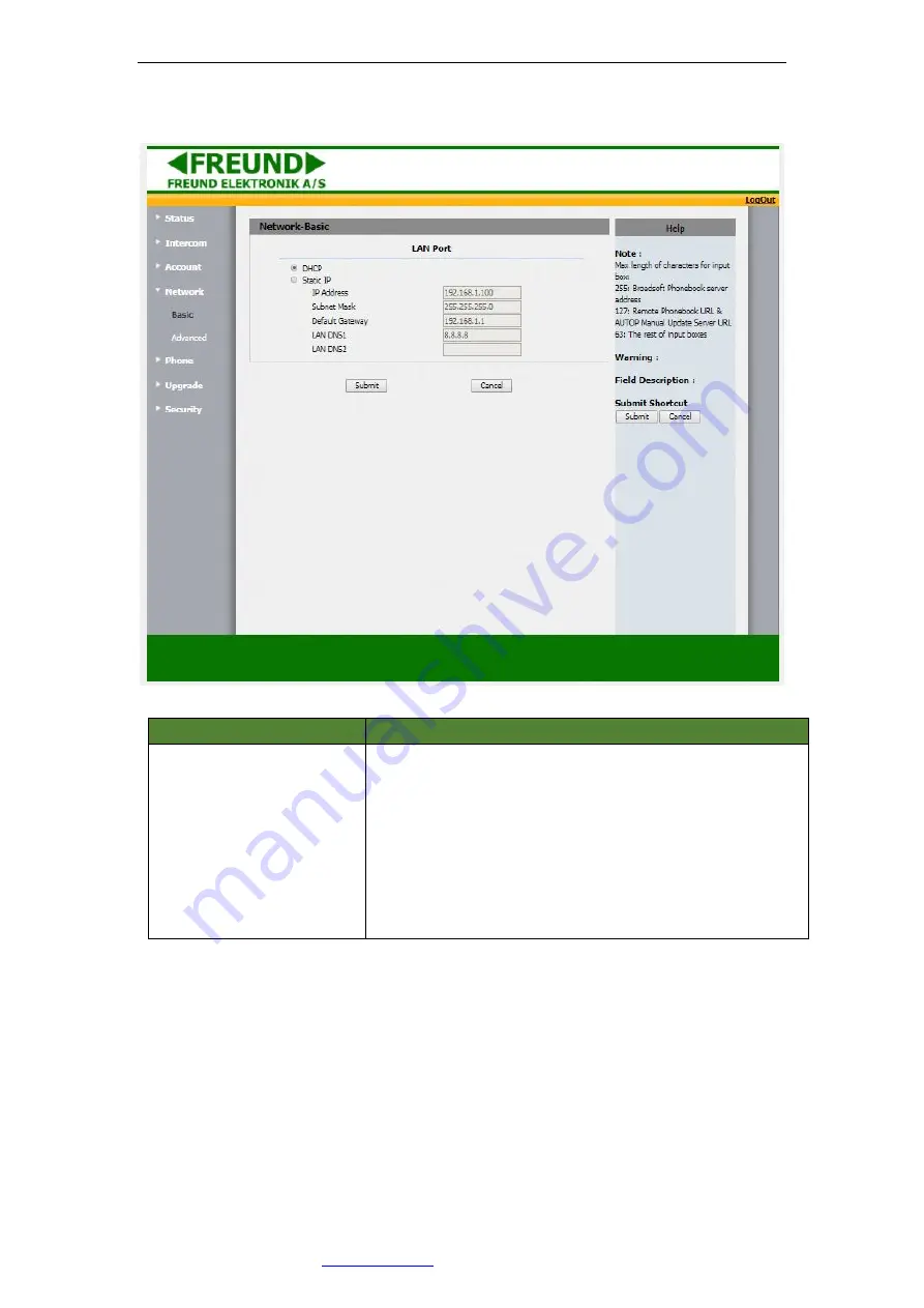 Freund FE-IPDS-23P User Manual Download Page 24