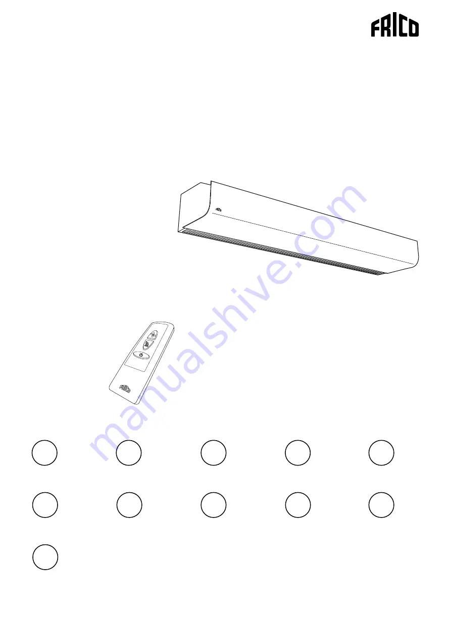 Frico 2210CA Original Instructions Manual Download Page 1