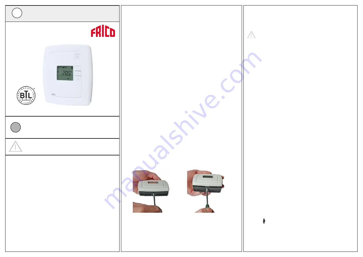 Frico FCR230 Instructions Download Page 1