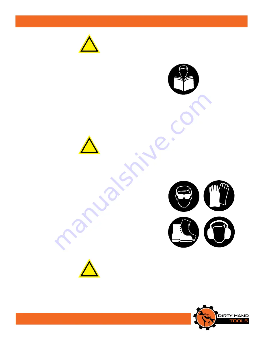 Frictionless World Dirty Hand Tools 103400 Operation Manual Download Page 4