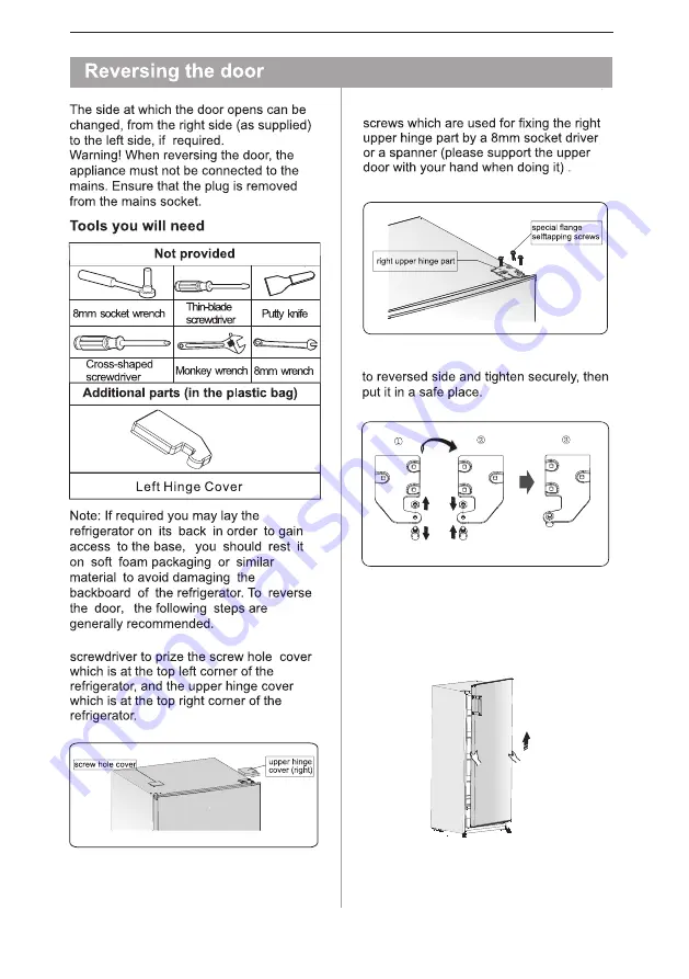 Fridgemaster MTZ55153 Скачать руководство пользователя страница 11