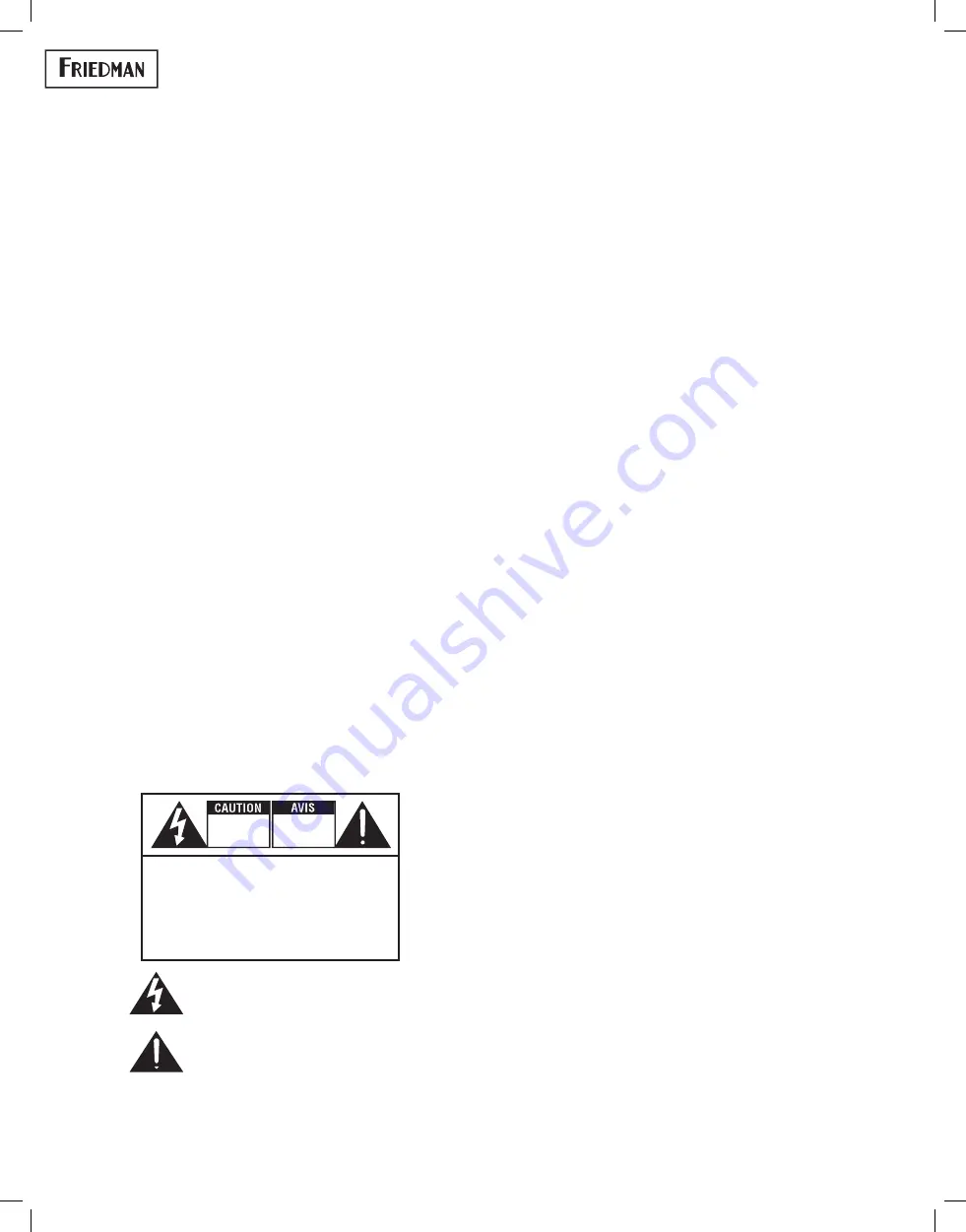 Friedman ASC-12 Instruction Manual Download Page 4