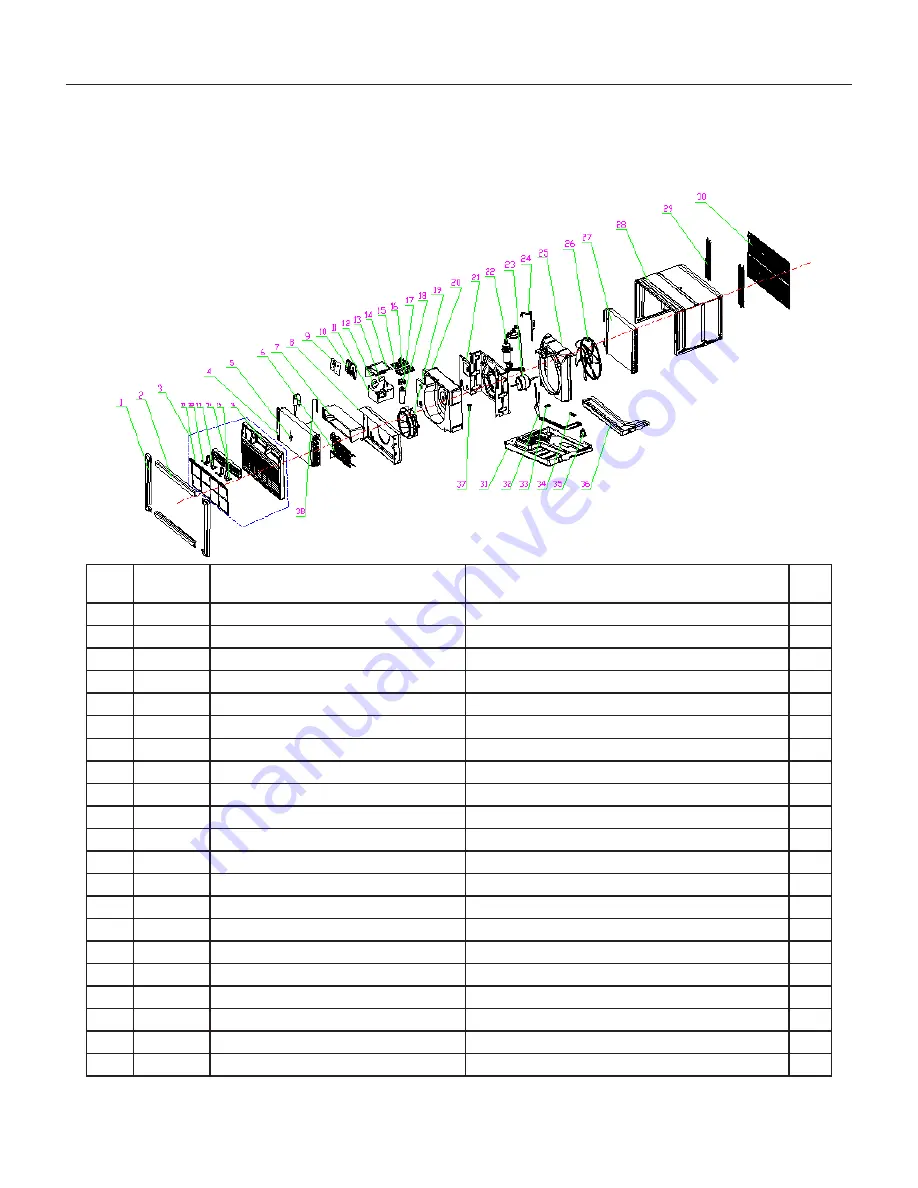 Friedrich UCT08A10A Service & Parts Manual Download Page 69