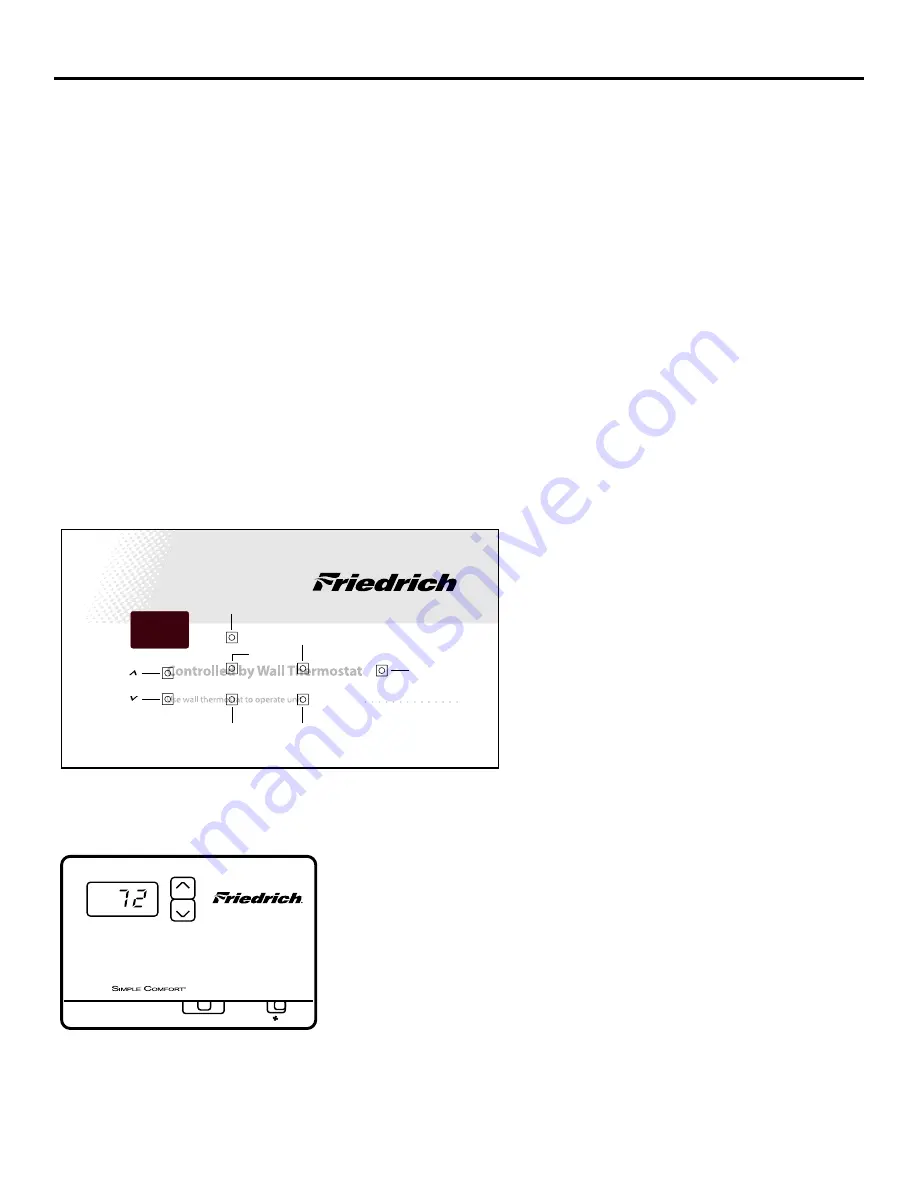 Friedrich VE09K50 Installation & Operation Manual Download Page 10