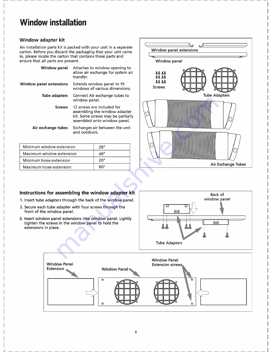 Friedrich ZoneAir P09B Installation & Operation Manual Download Page 6