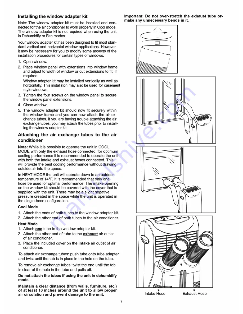 Friedrich ZoneAir PH14B Installation & Operation Manual Download Page 7