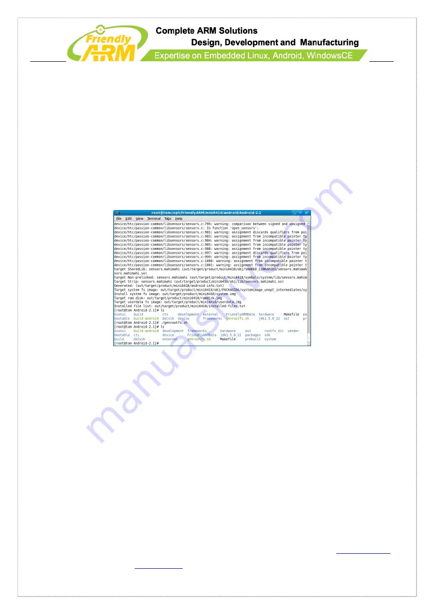 FriendlyARM Mini210S User Manual Download Page 153