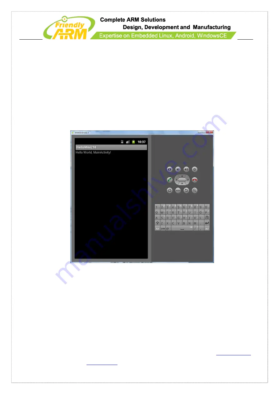 FriendlyARM Mini210S User Manual Download Page 166