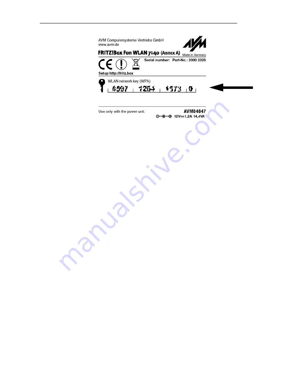 Fritz! Fon WLAN 7140 Installation, Configuration And Operation Download Page 21