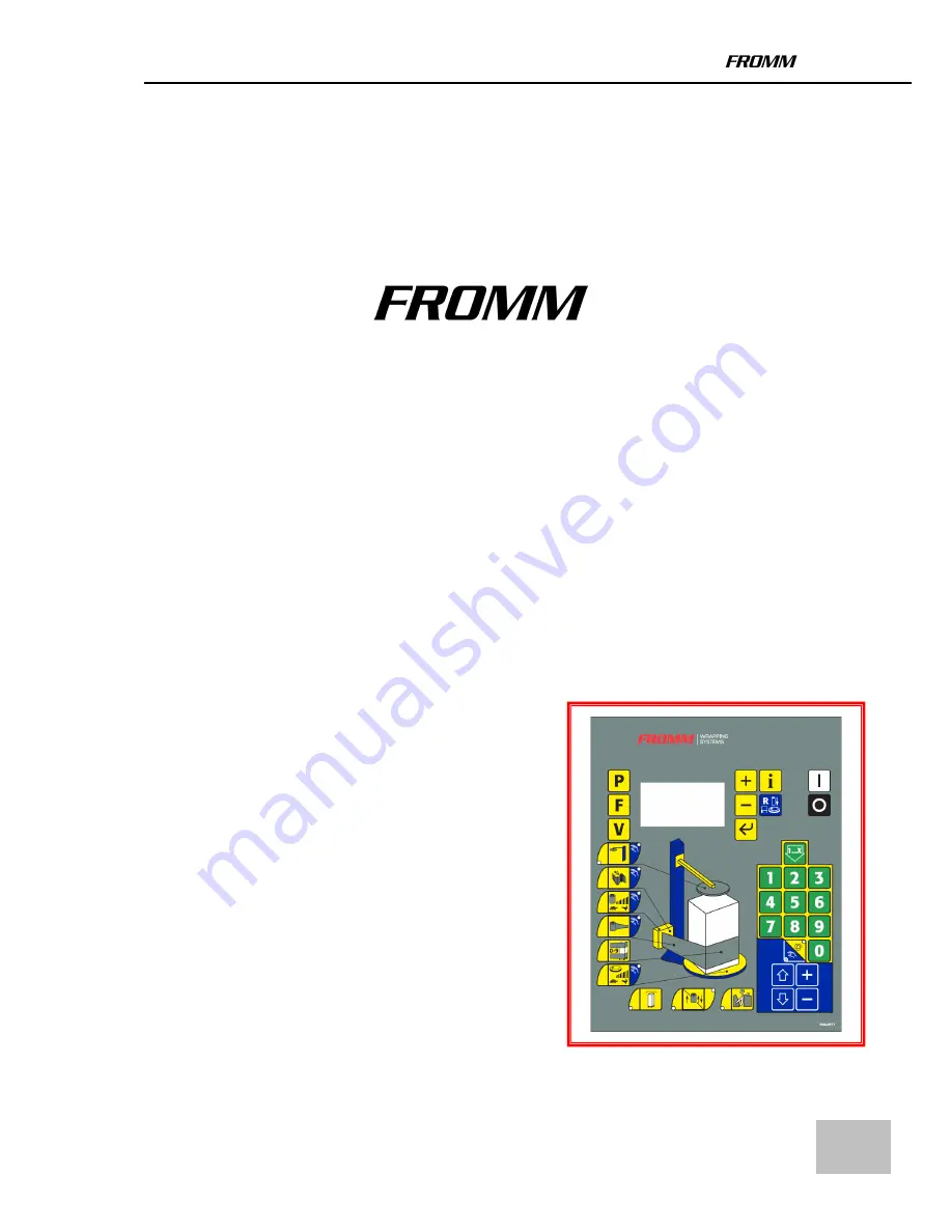 Fromm FS390 Series Original Manual Download Page 1