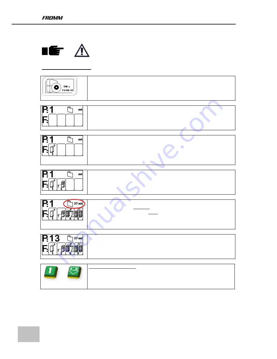 Fromm FS390 Series Original Manual Download Page 40