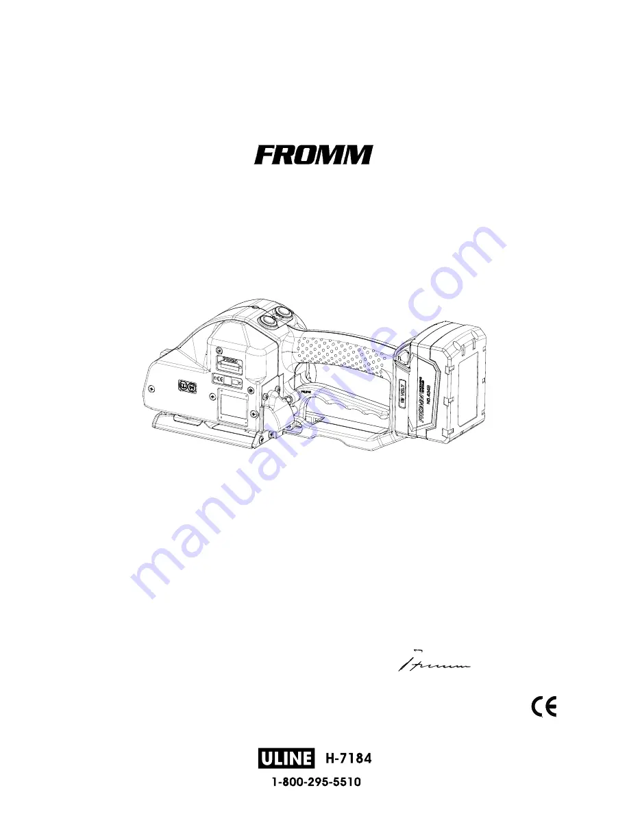 Fromm P329 A/A Скачать руководство пользователя страница 1