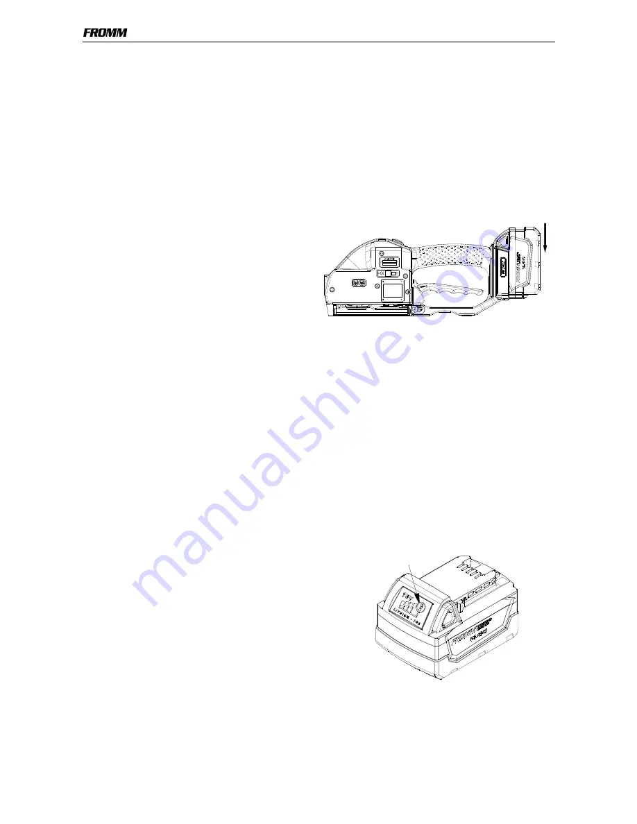 Fromm P329 A/A Operation Manual Download Page 10