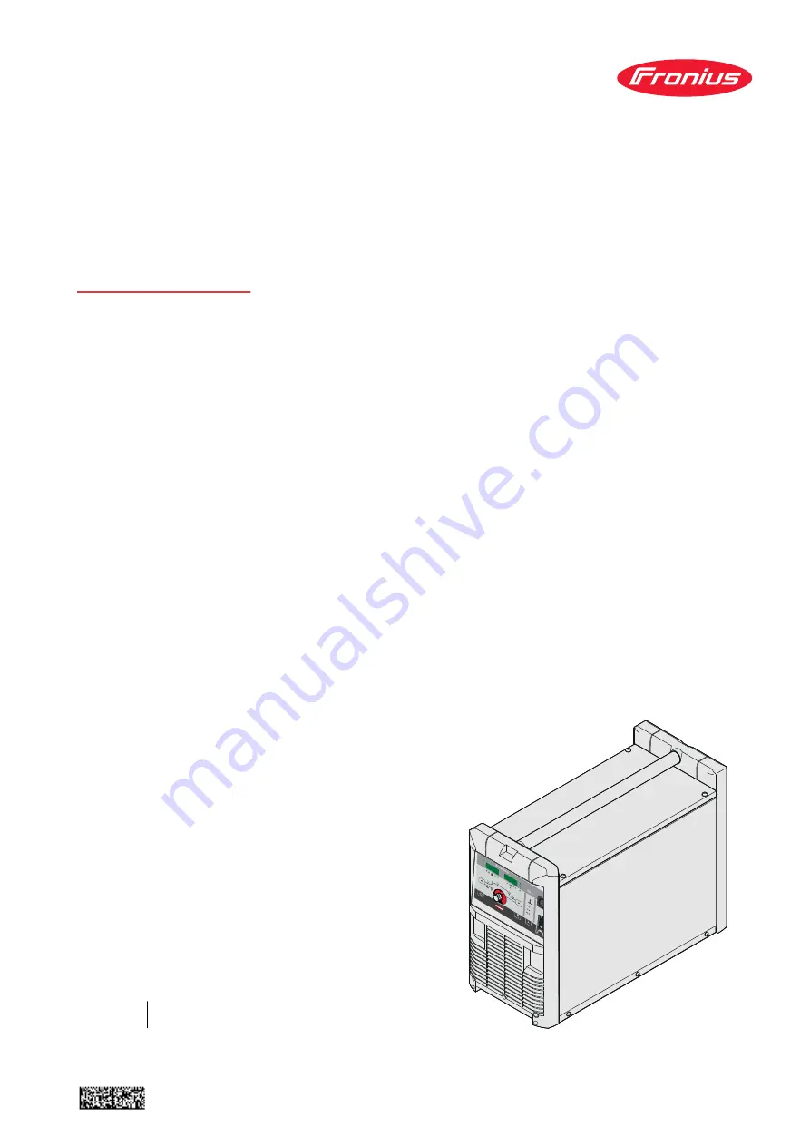 Fronius Acerios Operating Instructions Manual Download Page 1