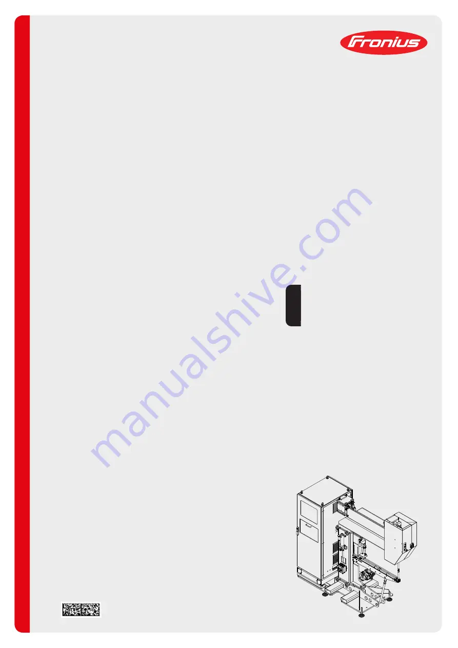 Fronius DeltaSpot G2 Operating Instructions And Spare Parts List Download Page 1