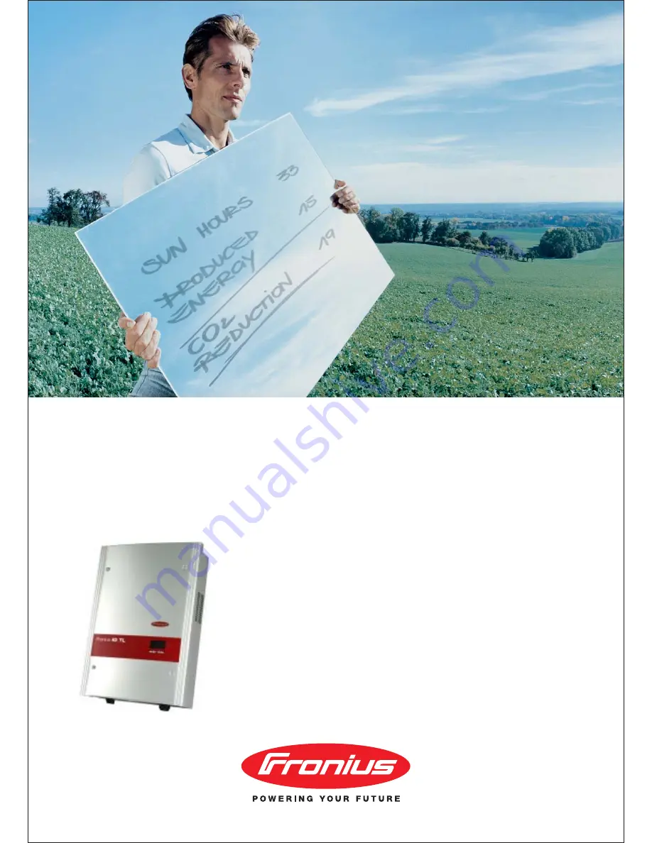 Fronius IG-TL 3.0 Operating Instructions Manual Download Page 1