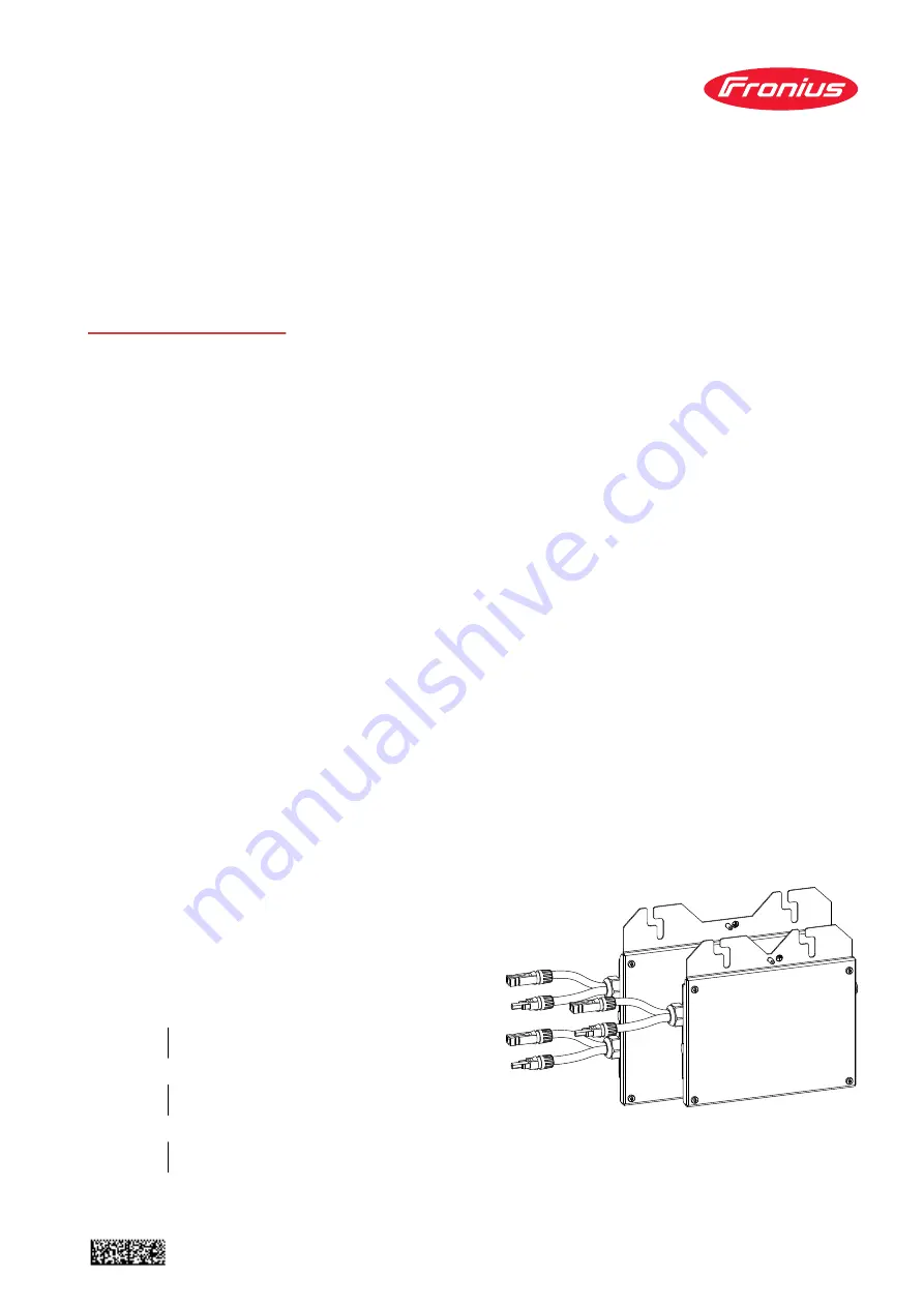 Fronius Rapid Shutdown Box Duo Installation Instructions Manual Download Page 1