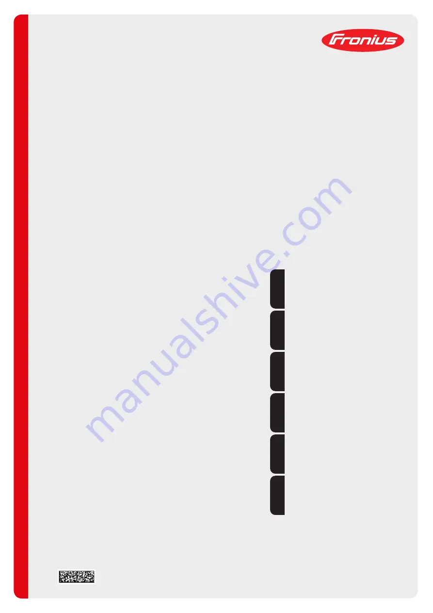 Fronius RC Panel Basic Operating Instructions Manual Download Page 1