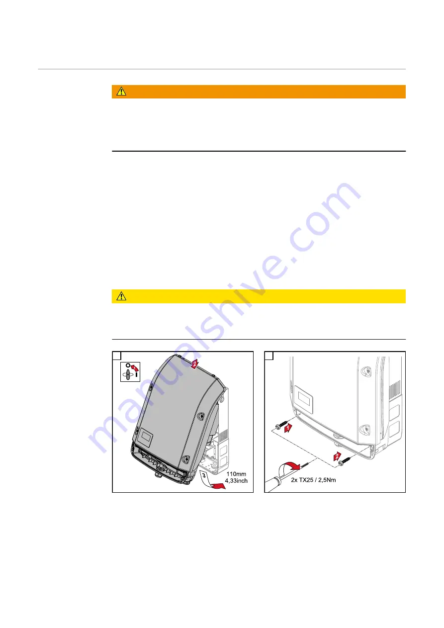 Fronius Symo Hybrid 3.0 Installation Instructions Manual Download Page 30