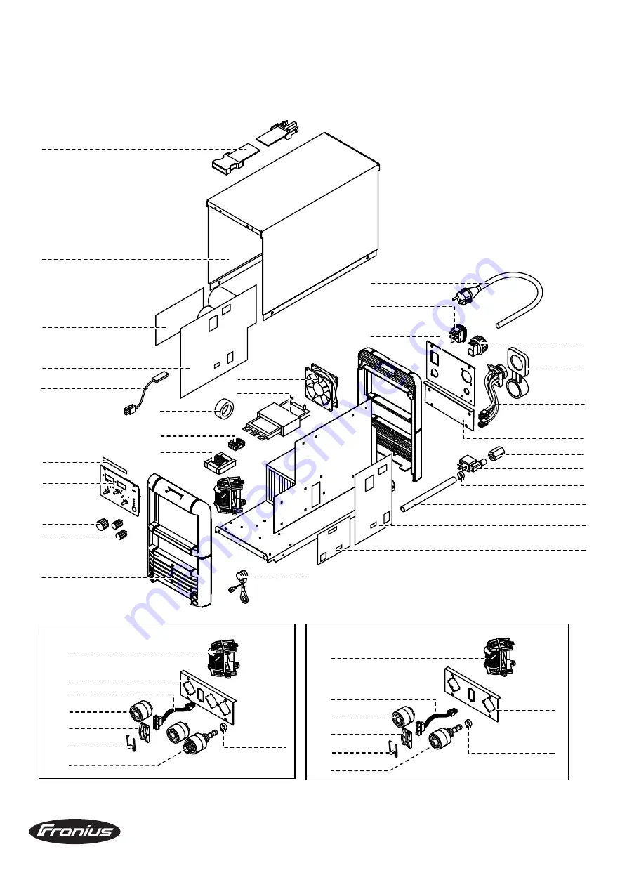 Fronius TransTig 1600 Operating Instructions And Spare Parts List Download Page 54