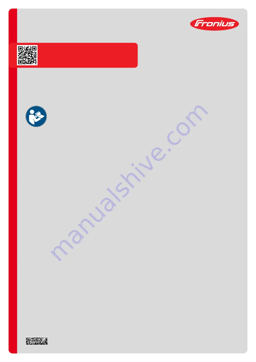 Fronius Wattpilot Go 11 J Quick Start Manual Download Page 1