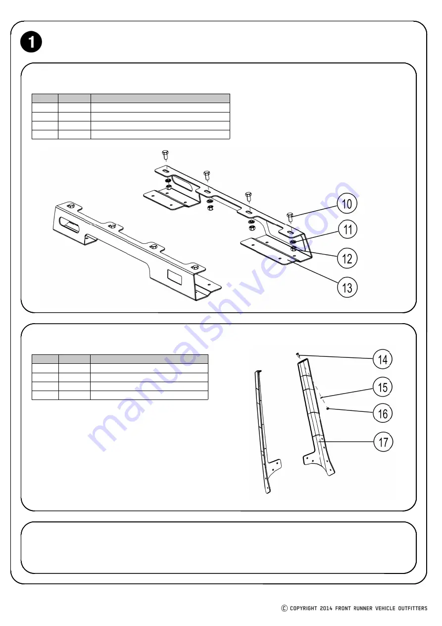 Front Runner FAJK005 Fittings Manual Download Page 3