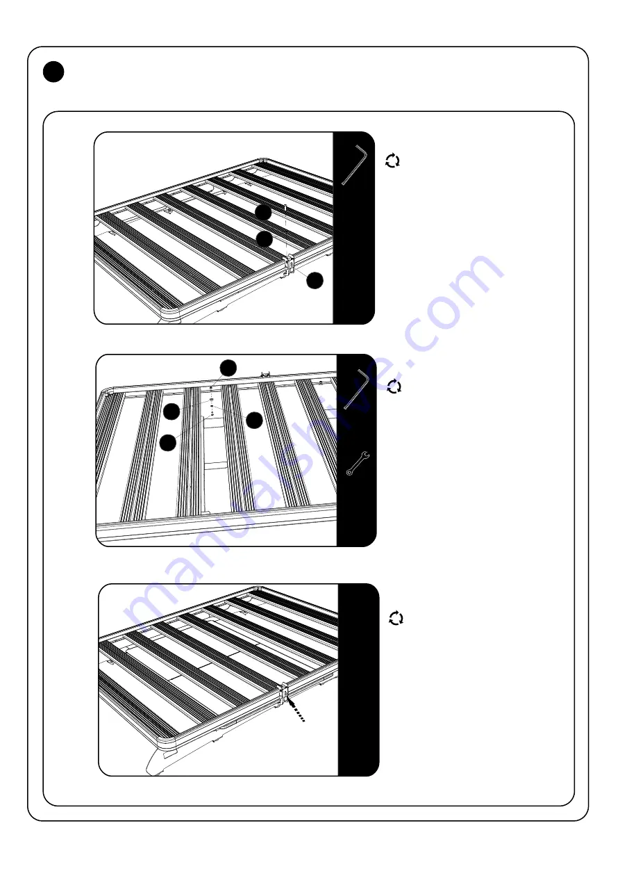 Front Runner PRO UNDER RACK TABLE bracket Quick Start Manual Download Page 6