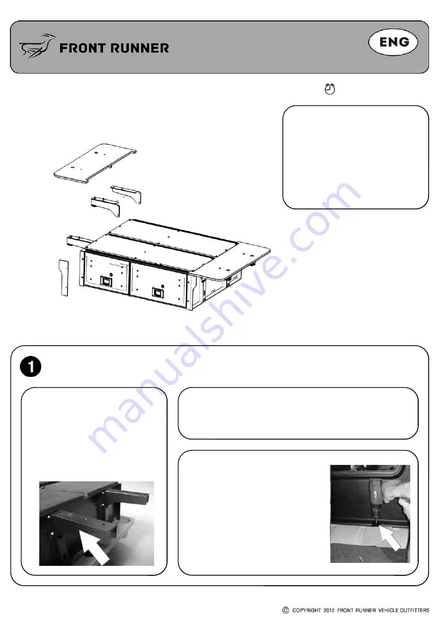 Front Runner SSDR003 Скачать руководство пользователя страница 1