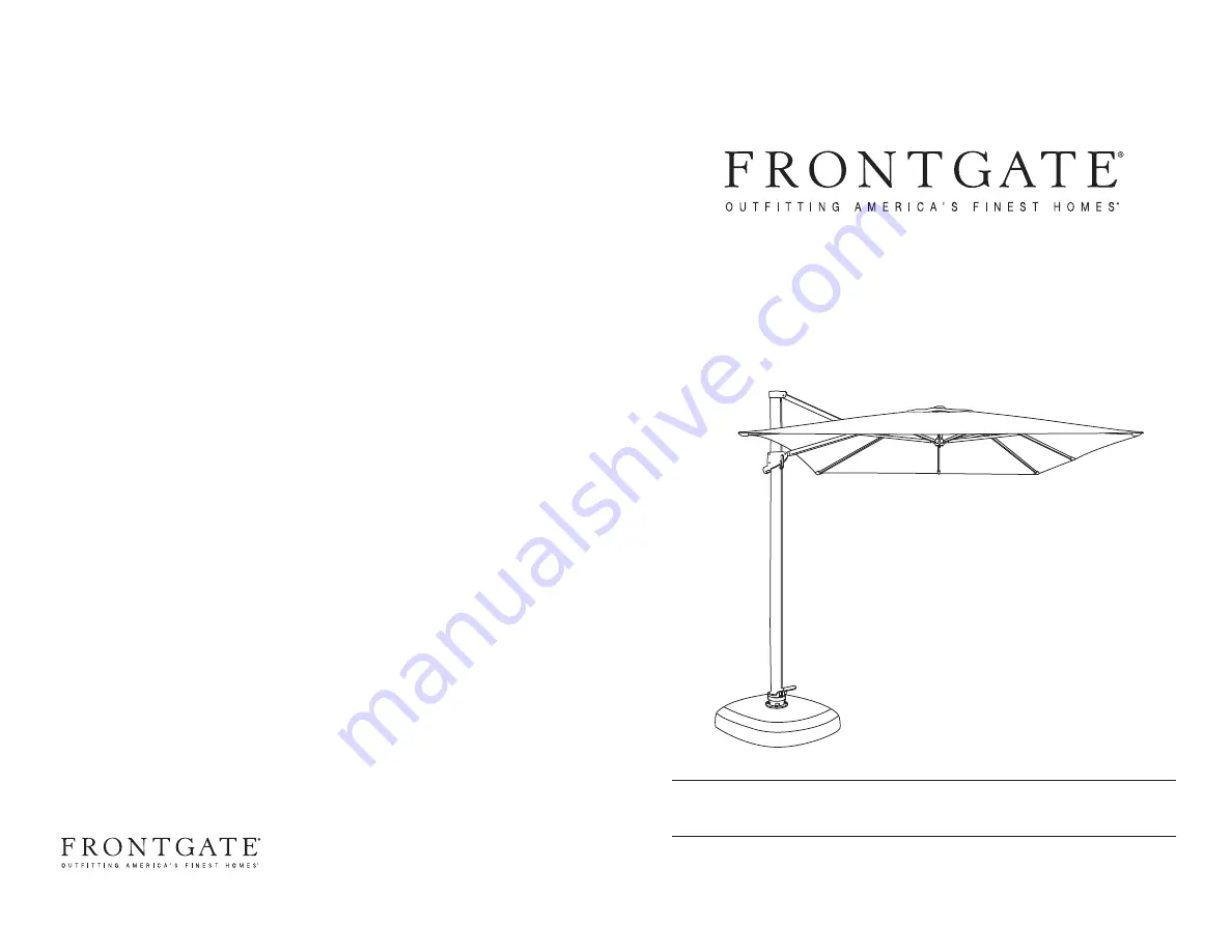 Frontgate 64445 Скачать руководство пользователя страница 1